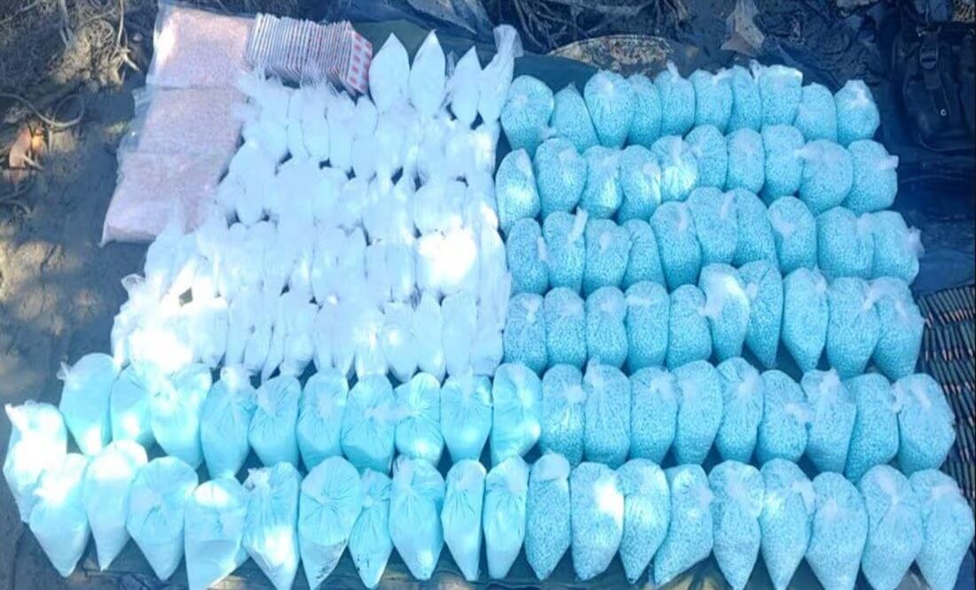 Aseguramiento pastillas fentanilo. Foto: X @OHarfuch