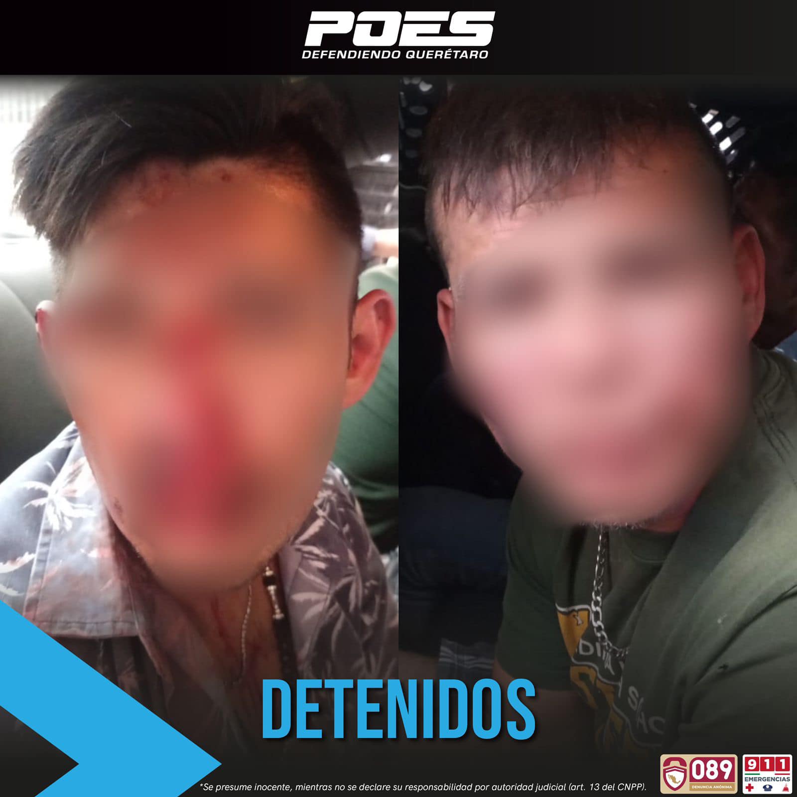 Los detienen por presuntamente robar en Lomas de Casa Blanca; asaltaron con arma de fuego