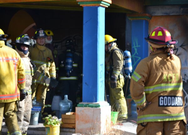 Arde inmueble en Centro Sur