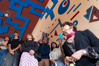 Inauguran El Laberinto, un mural creado por estudiantes de la UAQ 