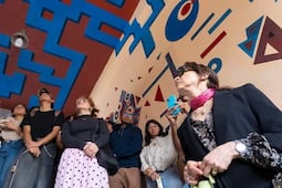 Inauguran El Laberinto, un mural creado por estudiantes de la UAQ