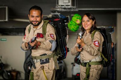 Cazafantasmas queretanos, hacen realidad un sueño de la infancia