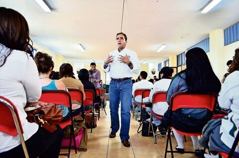 Ortega va por la inclusión de jóvenes en toma de decisiones