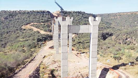 Avance de 50% en libramiento Palmillas