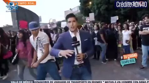 “El Chupas”, agresor de reportero; pertenece a grupo de choque