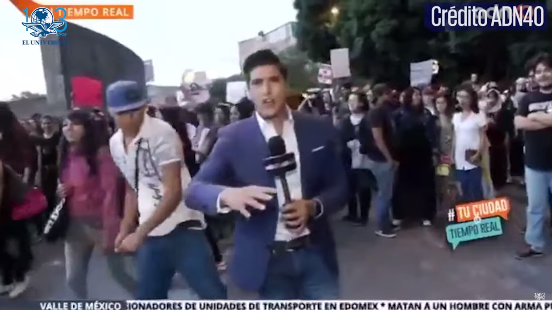 “El Chupas”, agresor de reportero; pertenece a grupo de choque