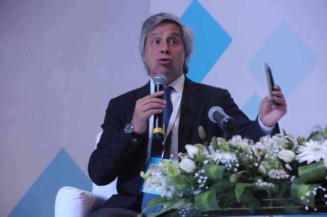 Claudio X. González participó en el diálogo “Impacto social de la Corrupción e impunidad y barreras culturales que impiden la vigencia del Estado de Derecho”, en el Encuentro Empresarial 2017 que organizó la Coparmex (FOTO: RICARDO LUGO EL UNIVERSAL)