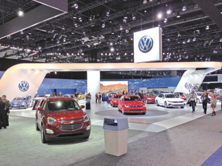 Crisis de VW, visible en el Auto Show de LA