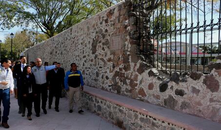 Terminan la reconstrucción del Muro del Cañonazo