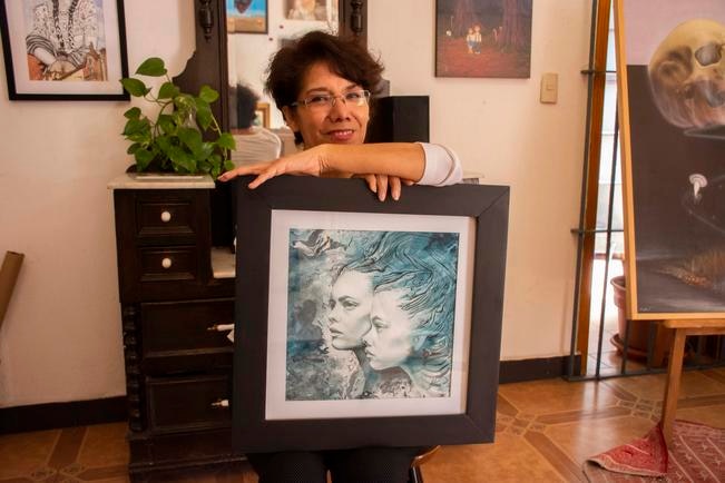 Un viaje en la abogacía la llevó a la odisea de la pintura