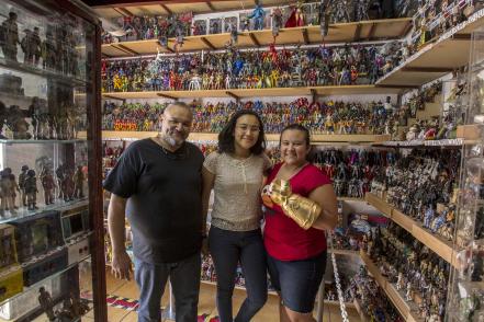 De colección. En Doctor Veneno, atención y juguetes son únicos