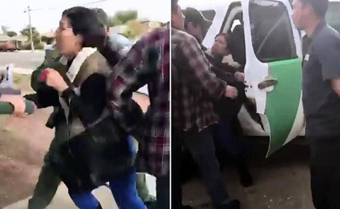 #Video revela dramático arresto de migrante frente a sus hijas; desata críticas