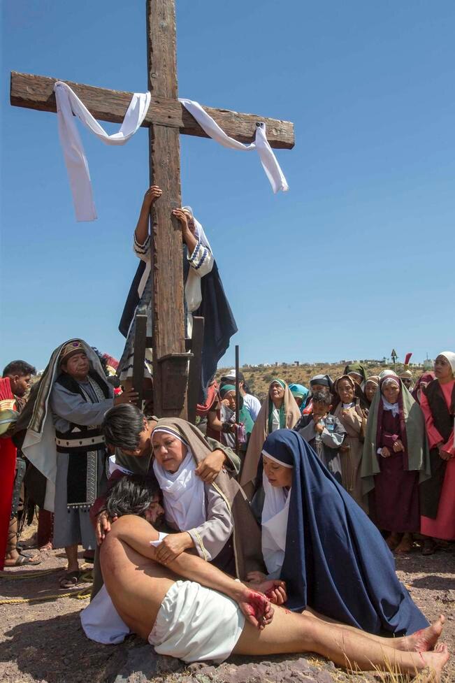 Reviven en La Cañada a La Pasión de Cristo