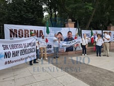 Protestan en favor de la libre expresión