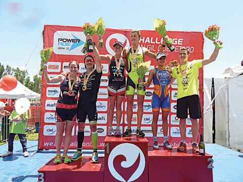 Triatlón San Gil vive podio con mexicanos