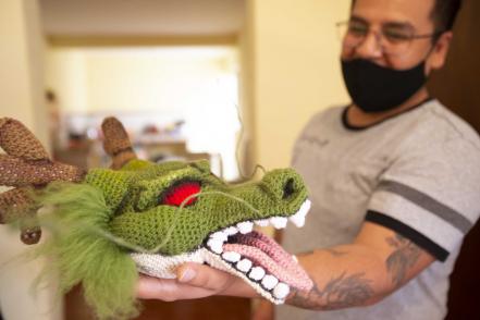 Con crochet, recrean personajes de anime, Star Wars y Dragon Ball 