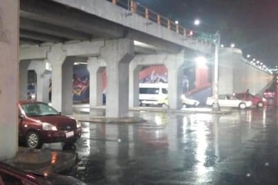 Lluvia y granizo azota a la Zona Metropolitana
