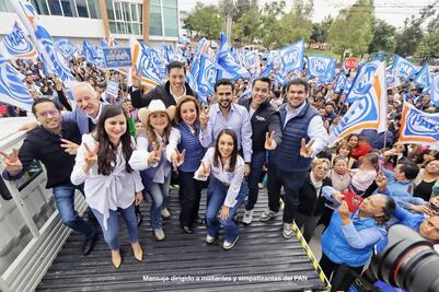 Guadalupe Murguía  y Agustín Dorantes son precandidatos del PAN al Senado