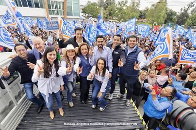 Guadalupe Murguía  y Agustín Dorantes son precandidatos del PAN al Senado