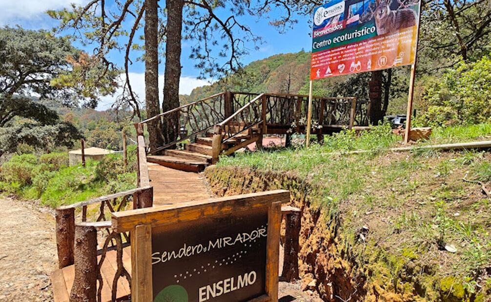 Centro ecoturistico Enselmo en Pinal de Amoles. Foto: Efrain Santiago Hernández.