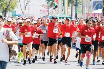 Conquistan la meta en el Querétaro Maratón