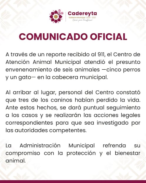 Foto. Facebook
Municipio de Cadereyta, Qro - 2024 - 2027