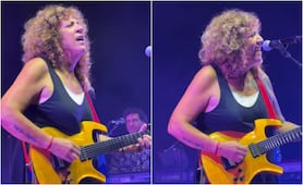 Rosana bromea con sus fans en el Auditorio Nacional; le juega una treta a asistentes que llegaron con retraso