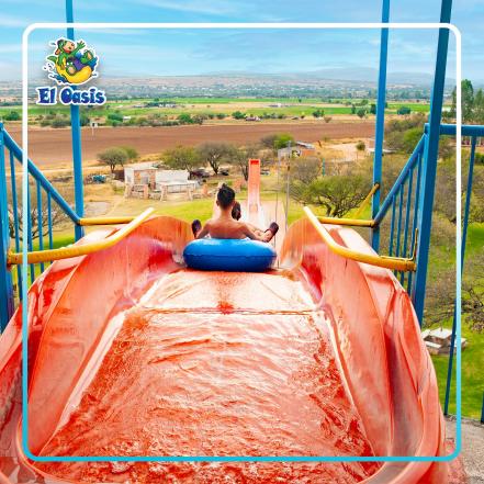 Balneario El Oasis en Querétaro: aguas termales y toboganes por 150 pesos 