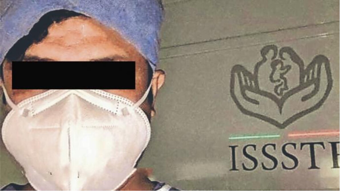 Agarran a empleado del ISSSTE por abuso sexual de una abuelita intubada por Covid, en CDMX
