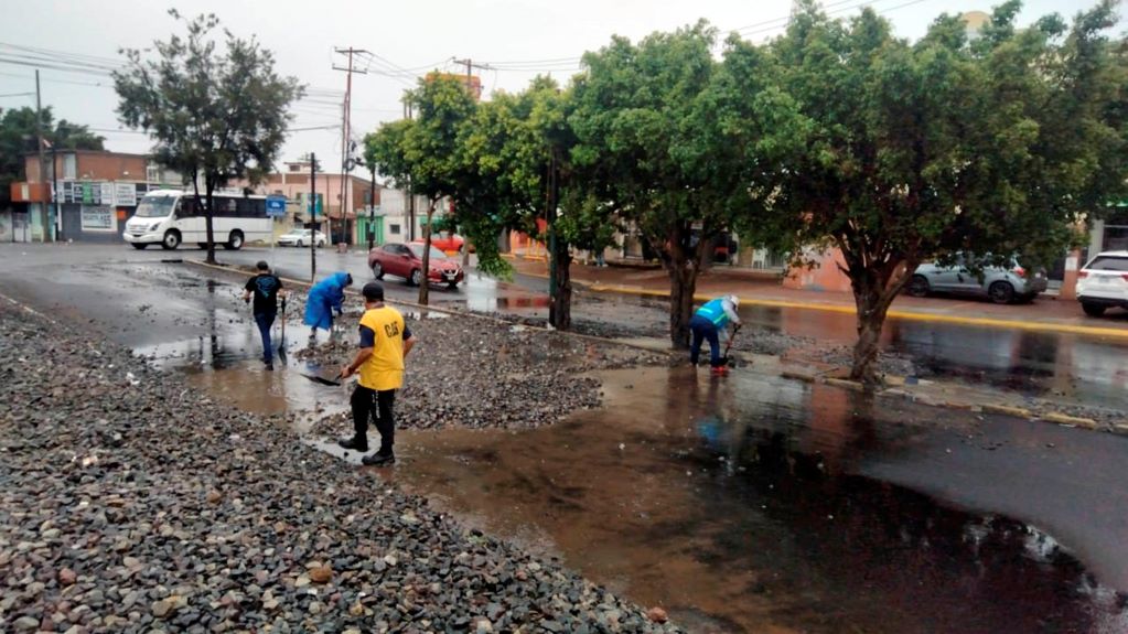 Atiende San Juan del Río contingencias por fuertes lluvias