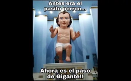 Los mejores memes del Niño Dios gigante de Zacatecas