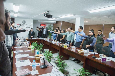 Llama INE a ejercer el voto en Huimilpan