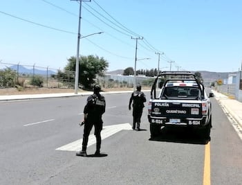 Policías de Querétaro abaten a hombre que portaba un cuchillo