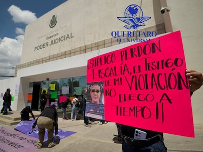 En Querétaro, exigen justicia diversas colectivas feministas 