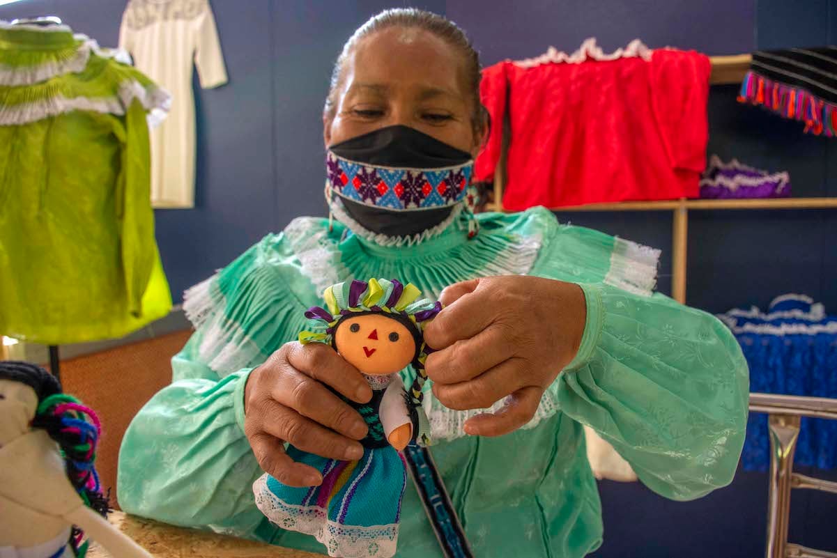 "Aprendí a hacer muñecas, desde que fui niña"
