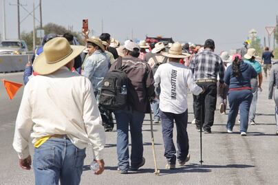 Avanza la Marcha por el Agua; la integran comunidades del Semidesierto y de la Sierra Gorda 