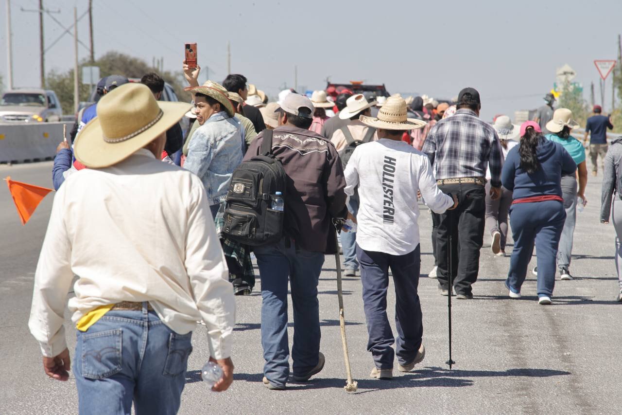Avanza la Marcha por el Agua; la integran comunidades del Semidesierto y de la Sierra Gorda