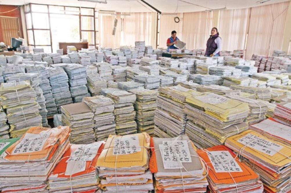 Saturado Archivo Judicial