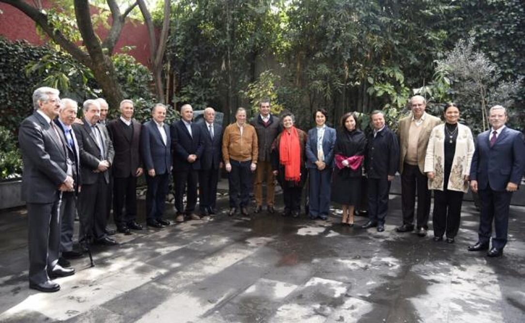 El ex secretario de Hacienda, José Antonio Meade, se reunió con ex presidentes del PRI. (FOTO: Ariadna García. EL UNIVERSAL)