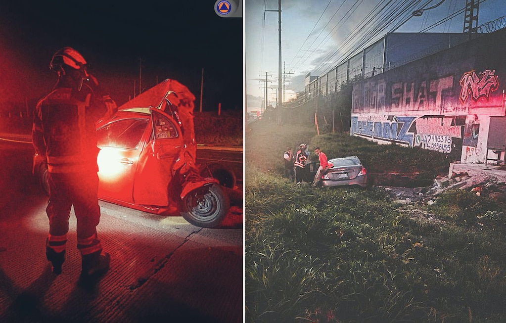 Reportan dos accidentes en la autopista México-Querétaro; una persona perdió la vida