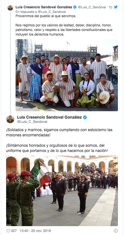 Sedena y Marina refrendan lealtad a AMLO