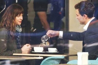 Falsa zona íntima de Dakota al filmar