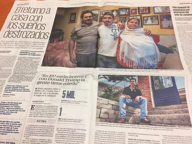 Plagian reportaje de EL UNIVERSAL en web