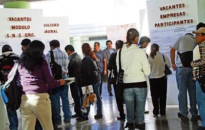 Crece desempleo en cuarto trimestre