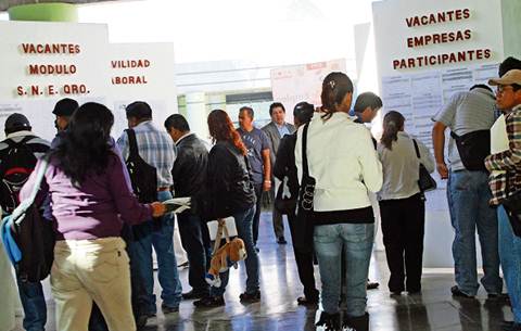 Crece desempleo en cuarto trimestre