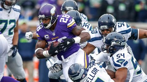 Vikings, ante el desafío de vencer a Seahawks