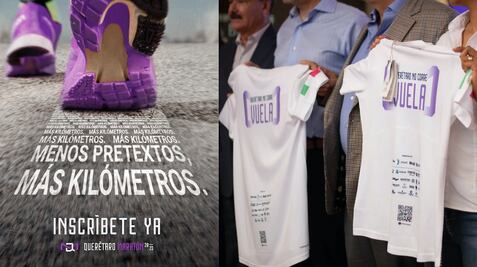 Presentan la playera del Querétaro Maratón para la edición 2023