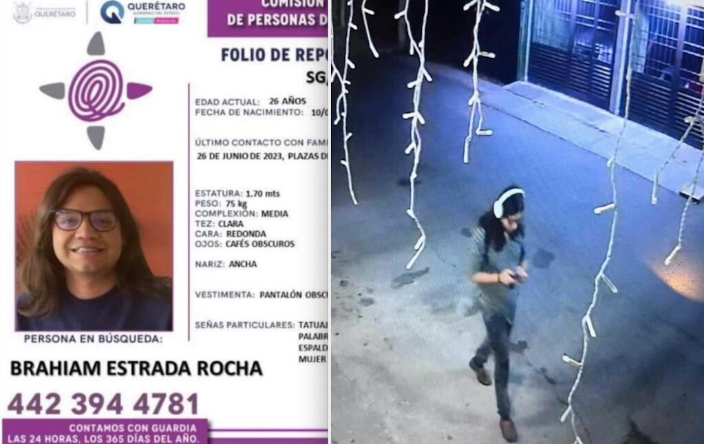 Buscan a Brahiam Estrada; fue visto por última vez en Querétaro