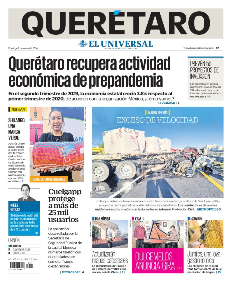 Portada 07 de enero de 2024