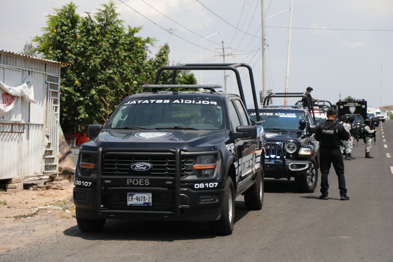 La Policía estatal de Querétaro despliega operativo en Mompani